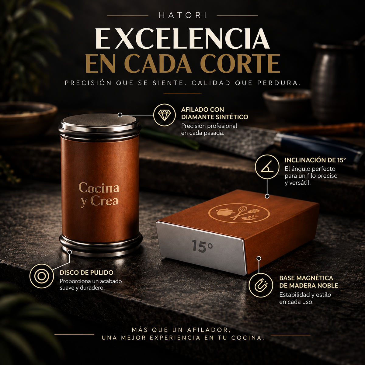 Afilador de Cuchillos Diamantado